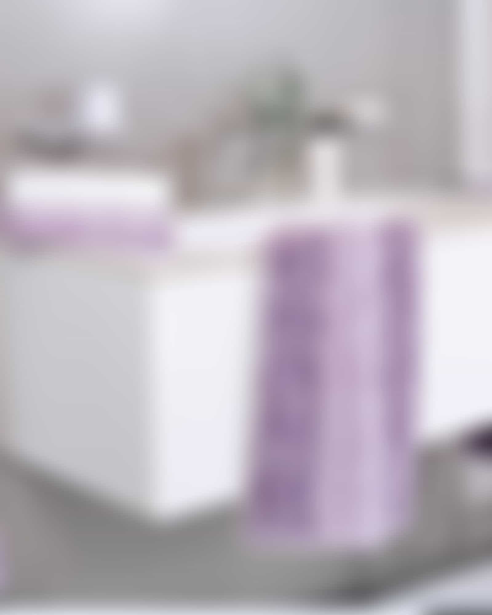 Cawö Noblesse Seasons Streifen 1083 - Farbe: lavendel - 88 Waschhandschuh 16x22 cm