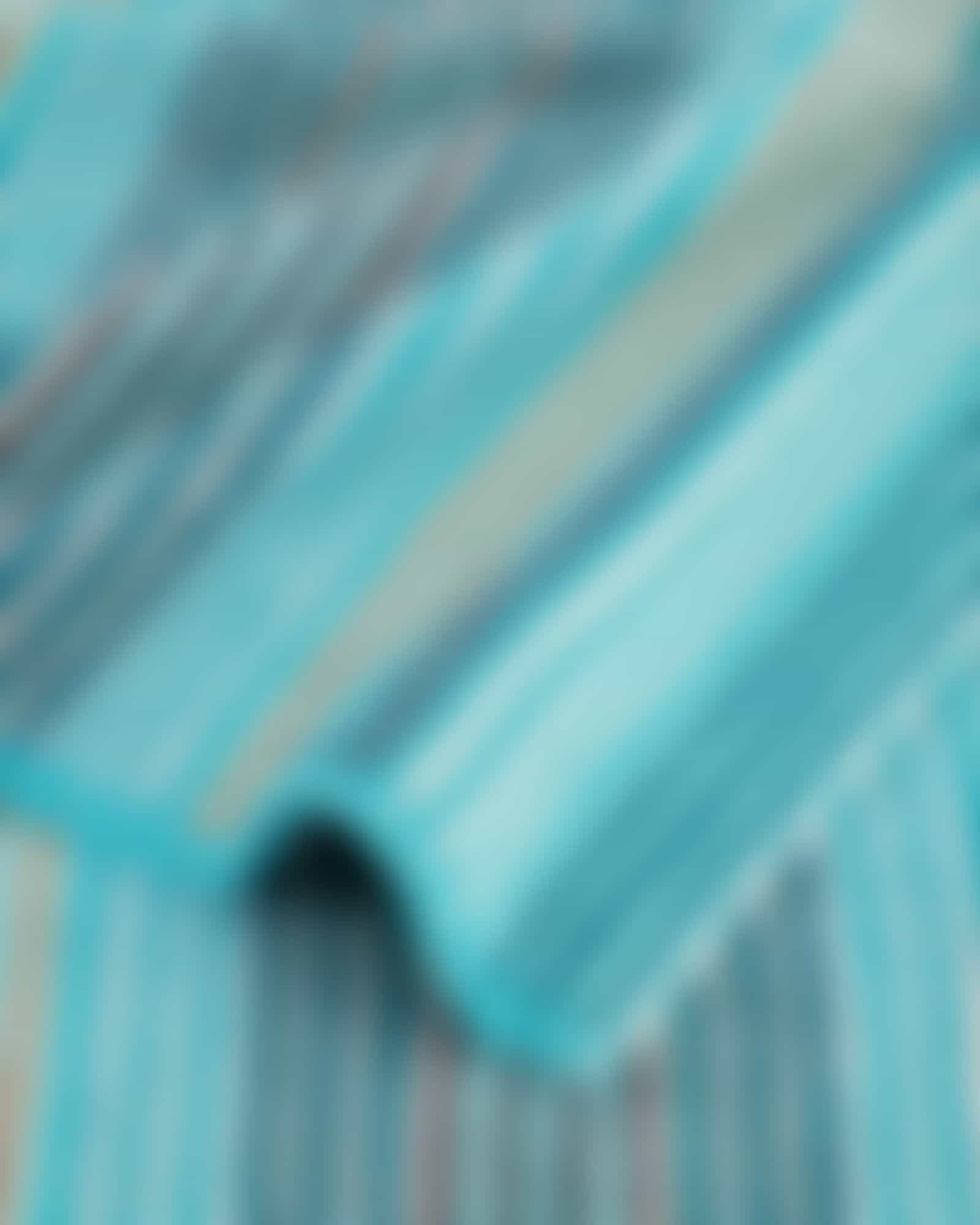 Cawö - Unique Streifen 944 - Farbe: türkis - 44 Duschtuch 70x140 cm