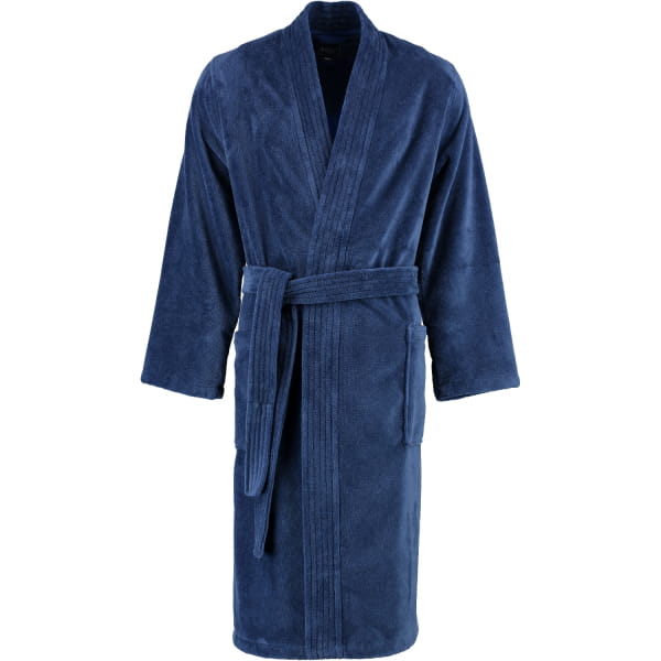 Cawö Home Herren Bademantel Kimono 800 - Farbe: nachtblau - 11 XL