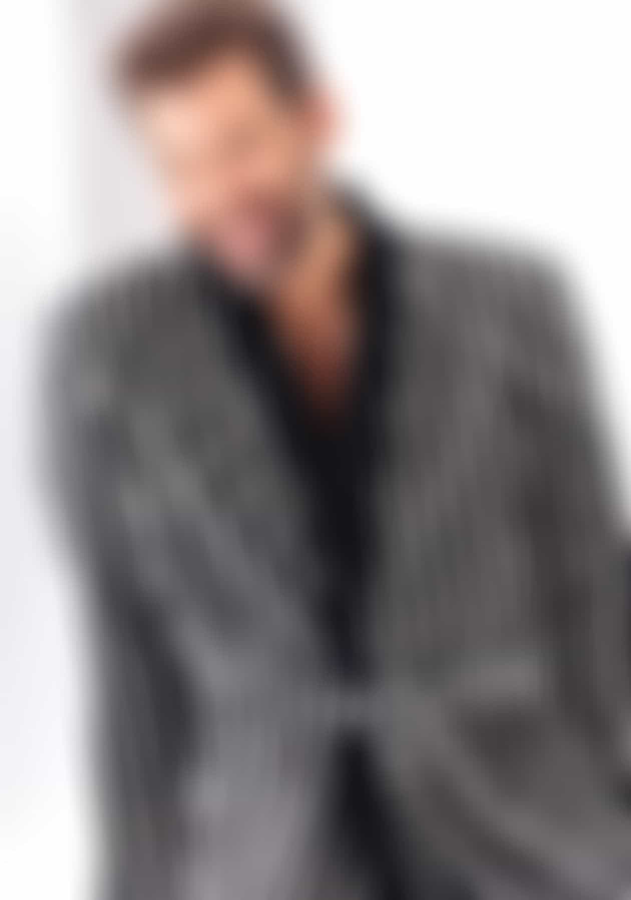 Cawö Herren Bademantel Kimono 3833 - Farbe: schwarz-graphit - 97 L Detailbild 2 Cawö Herren Bademantel Kimono 3833 - Farbe: schwarz-graphit - 97 L Detailbild 2