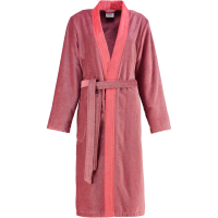 Cawö - Damen Bademantel Two-Tone Kimono 6431- Farbe: rot - 27 S