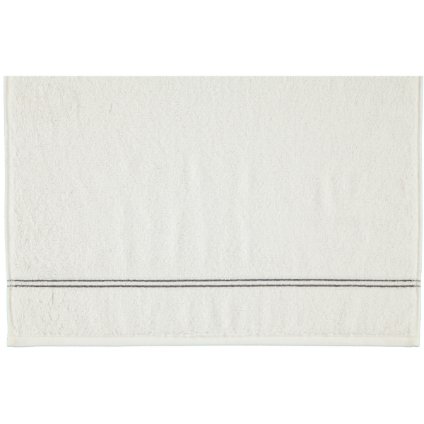 Cawö Carat Borte 580 - Farbe: weiß - 600 Seiflappen 30x30 cm