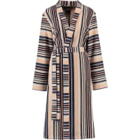 Cawö Damen Bademantel Kimono 4349 - Farbe: sand-marine - 31 Cawö Damen Bademantel Kimono 4349 - Farbe: sand-marine - 31