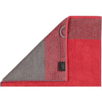 Cawö - Luxury Home Two-Tone 590 - Farbe: rot - 27 Waschhandschuh 16x22 cm
