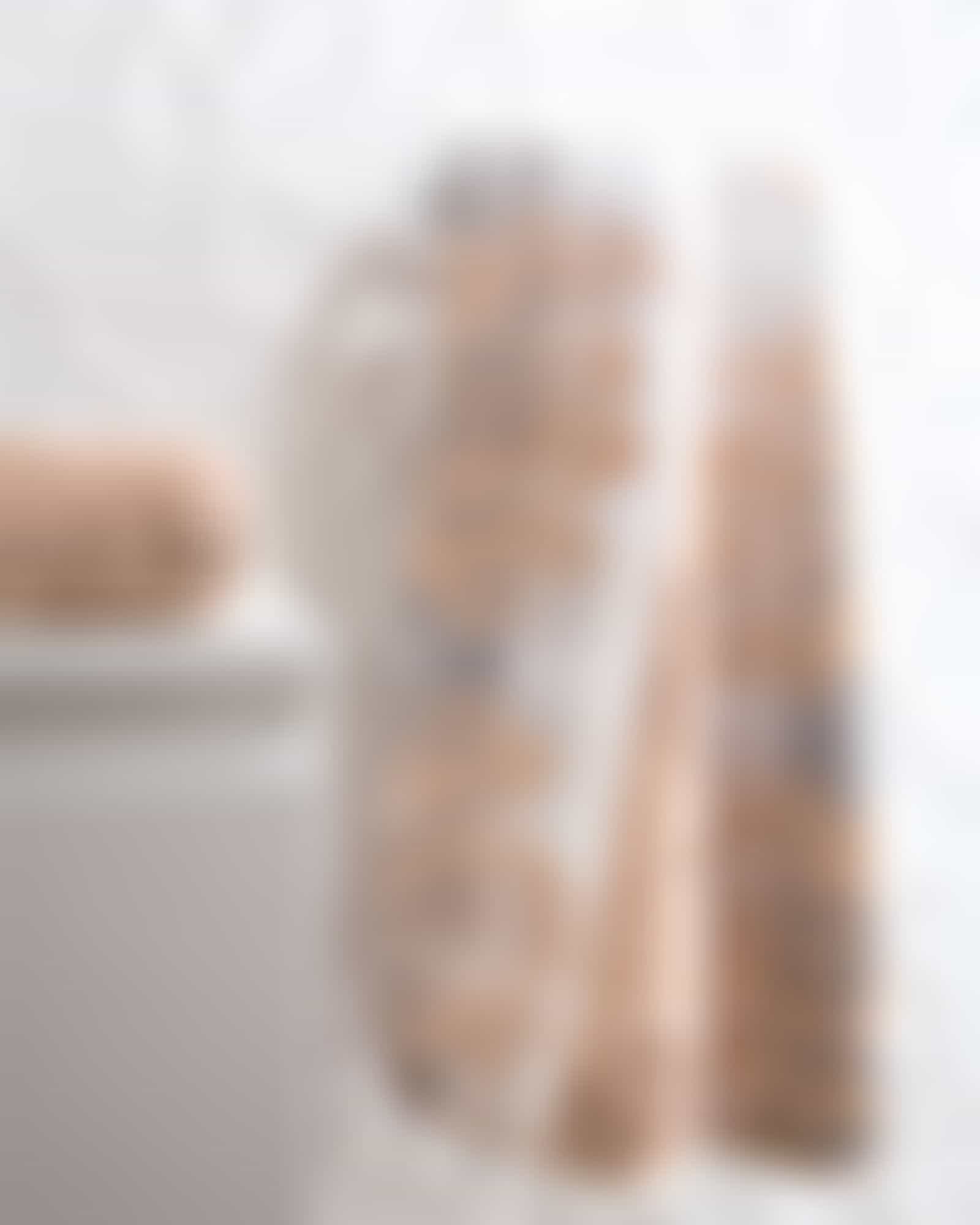 Cawö - Noblesse Cashmere Streifen 1056 - Farbe: sand - 33 Seiflappen 30x30 cm Detailbild 1