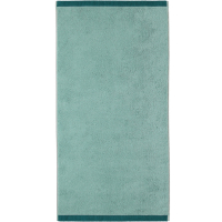 Cawö Plaid Doubleface 7070 - Farbe: seegrün - 44 Handtuch 50x100 cm