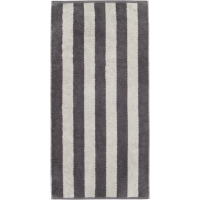 Cawö Handtücher Grade Streifen 4012 - Farbe: anthrazit - 77 Handtuch 50x100 cm
