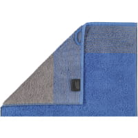 Cawö - Luxury Home Two-Tone 590 - Farbe: blau - 17 Waschhandschuh 16x22 cm