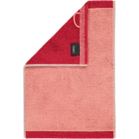 Cawö Plaid Doubleface 7070 - Farbe: rouge - 22 Seiflappen 30x30 cm