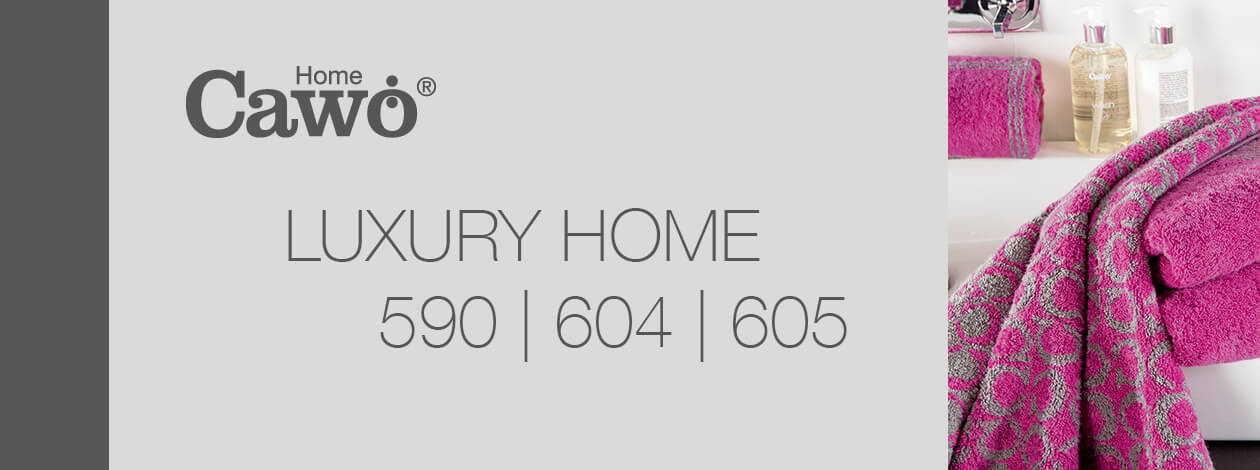 Cawö - Luxury Home Two-Tone Grafik 604 - Farbe: bordeaux - 22 Duschtuch 80x150 cm Detailbild 2