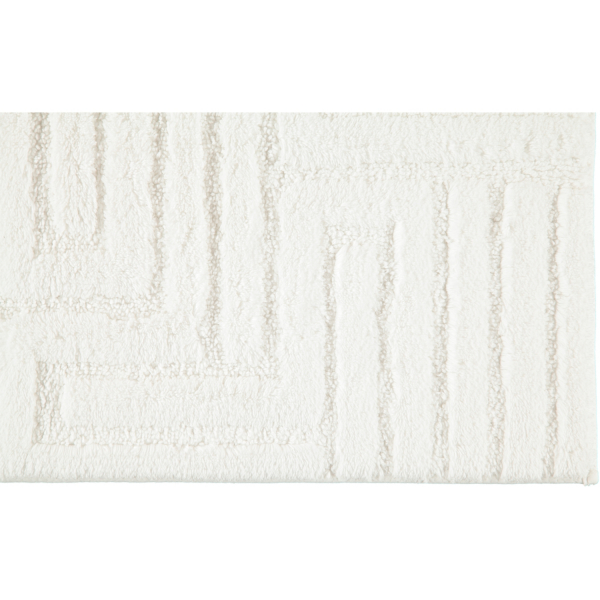 Cawö Home - Badteppich Struktur 1004 - Farbe: weiß - 600