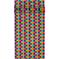 Cawö - Life Style Karo 7047 - Farbe: 84 - multicolor Seiflappen 30x30 cm